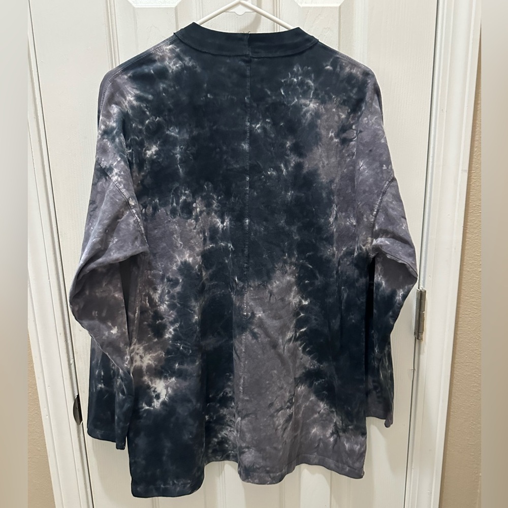 WE THE FREE PEOPLE Be Free Tunic Top Tie Dye Long Sleeve size Small - Picture 12 of 14